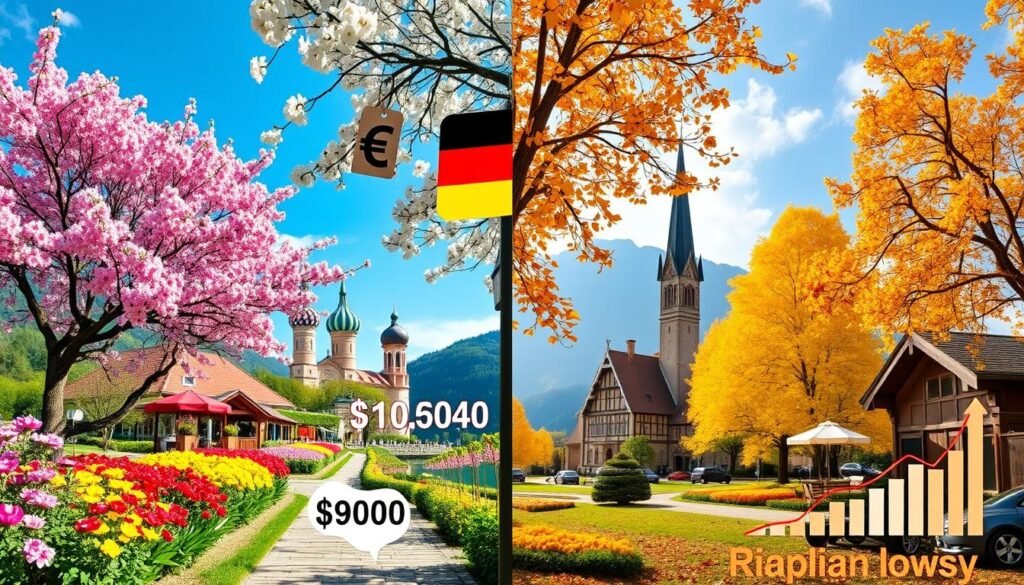 Comparing Seasonal Travel Costs in Germany